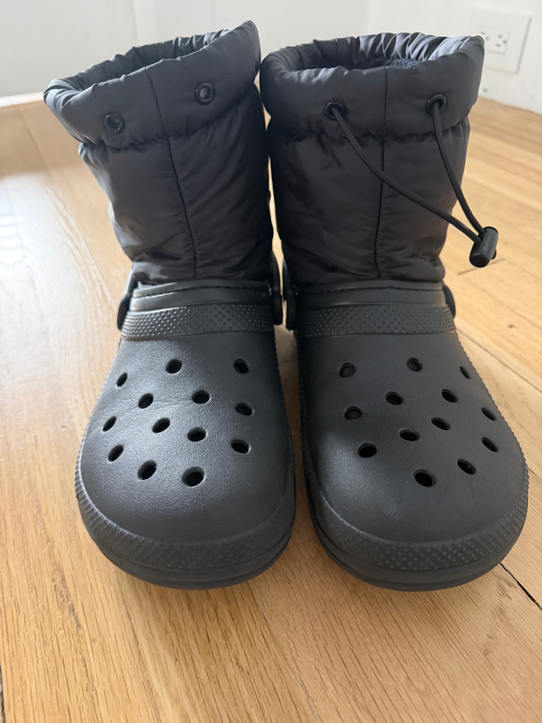Unisex Black Crocs Boots